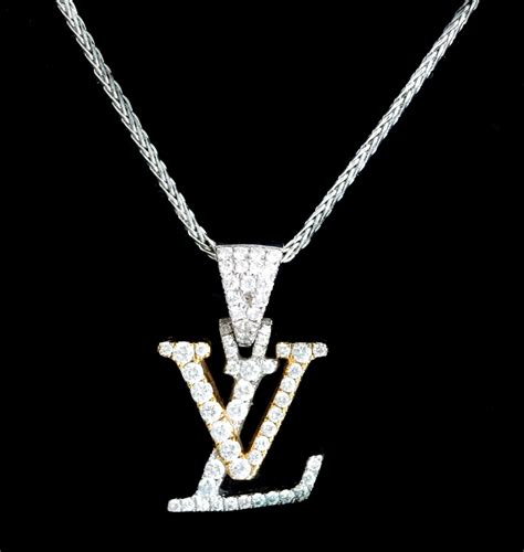 lv necklace on sale|louis vuitton necklace with diamond.